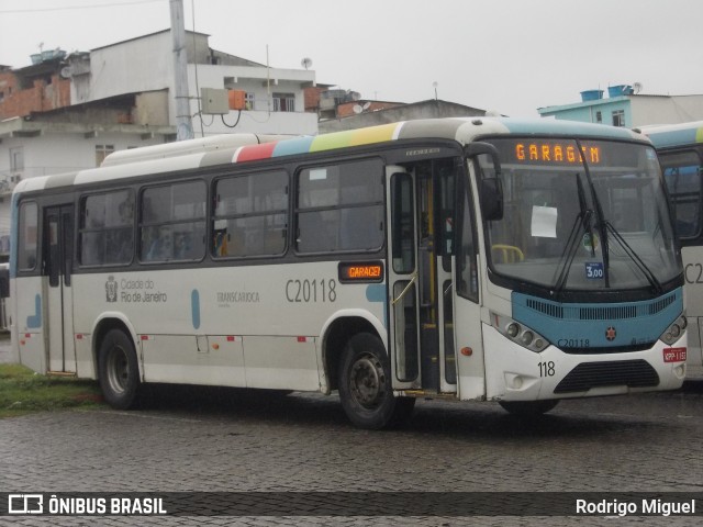 Transportes Litoral Rio C20118 na cidade de Rio de Janeiro, Rio de Janeiro, Brasil, por Rodrigo Miguel. ID da foto: 12059327.