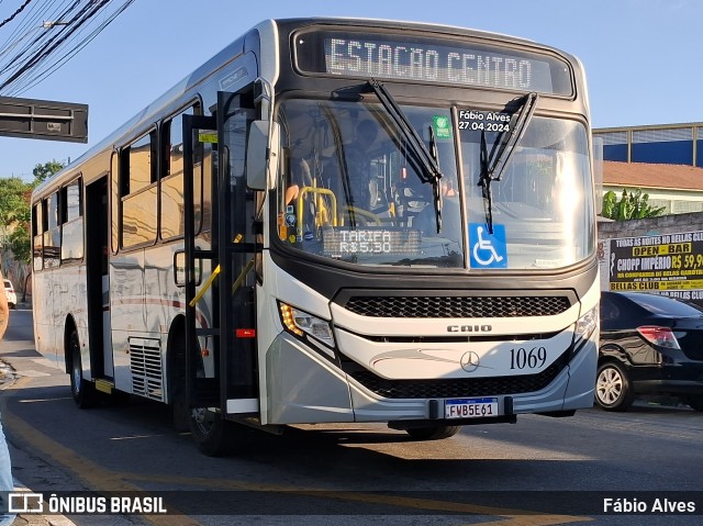 Del Rey Transportes 1069 na cidade de Carapicuíba, São Paulo, Brasil, por Fábio Alves. ID da foto: 12059911.