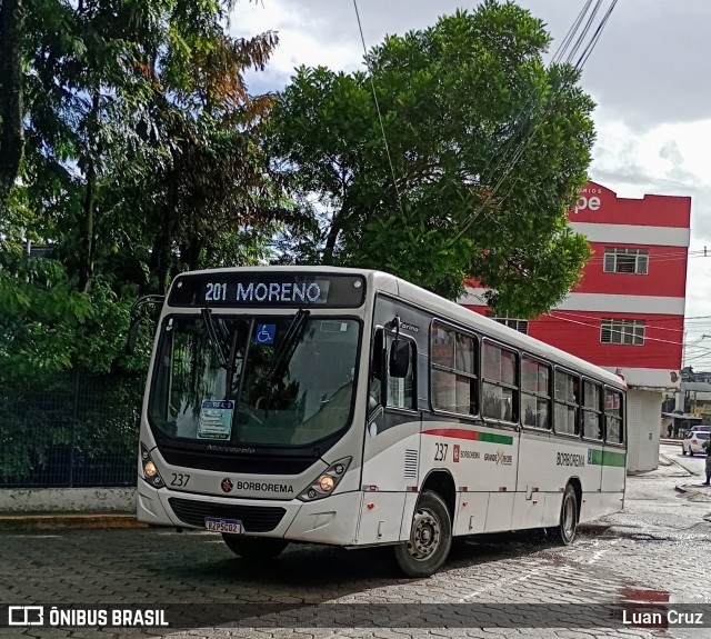 Borborema Imperial Transportes 237 na cidade de Jaboatão dos Guararapes, Pernambuco, Brasil, por Luan Cruz. ID da foto: 12060084.