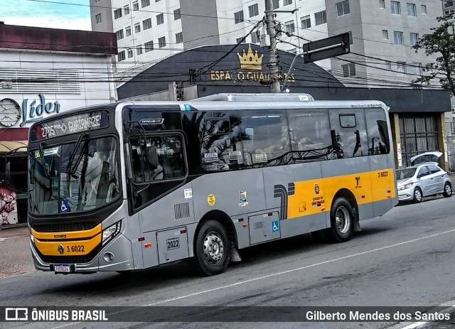 Transunião Transportes 3 6022 na cidade de São Paulo, São Paulo, Brasil, por Gilberto Mendes dos Santos. ID da foto: 12058293.