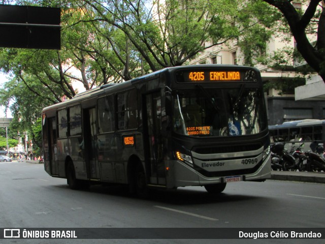 Urca Auto Ônibus 40969 na cidade de Belo Horizonte, Minas Gerais, Brasil, por Douglas Célio Brandao. ID da foto: 12060340.