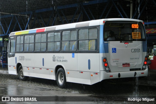 Transportes Litoral Rio C20131 na cidade de Rio de Janeiro, Rio de Janeiro, Brasil, por Rodrigo Miguel. ID da foto: 12059360.