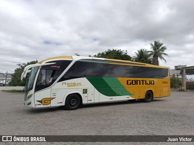 Empresa Gontijo de Transportes 7145 na cidade de Eunápolis, Bahia, Brasil, por Juan Victor. ID da foto: 12060041.