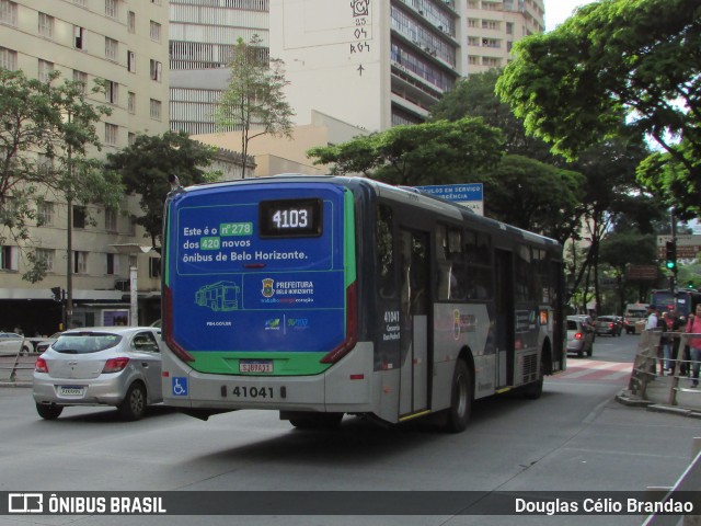 São Cristóvão Transportes 41041 na cidade de Belo Horizonte, Minas Gerais, Brasil, por Douglas Célio Brandao. ID da foto: 12060168.