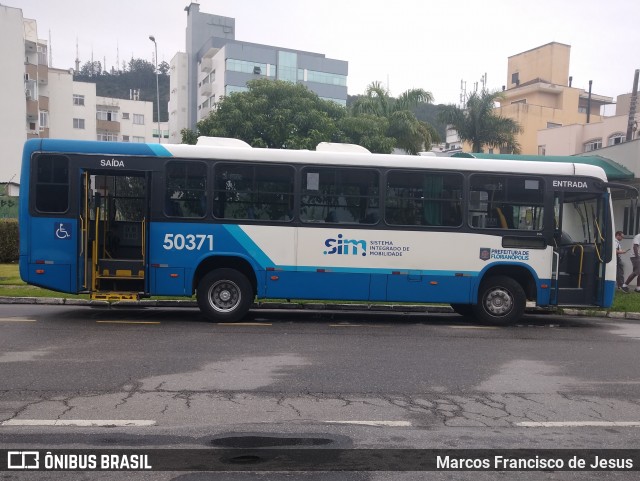 Transol Transportes Coletivos 50371 na cidade de Florianópolis, Santa Catarina, Brasil, por Marcos Francisco de Jesus. ID da foto: 12058603.