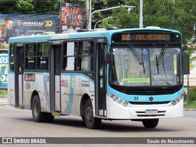 Rota Sol > Vega Transporte Urbano 35424 na cidade de Fortaleza, Ceará, Brasil, por Saulo do Nascimento. ID da foto: 12060388.