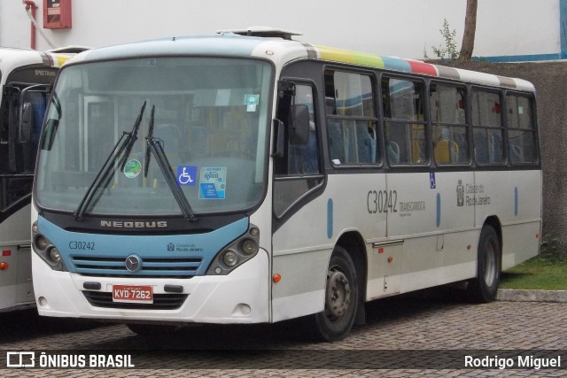 Transportes Futuro C30242 na cidade de Rio de Janeiro, Rio de Janeiro, Brasil, por Rodrigo Miguel. ID da foto: 12059231.