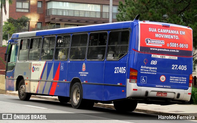 BB Transportes e Turismo 27.405 na cidade de Barueri, São Paulo, Brasil, por Haroldo Ferreira. ID da foto: 12058912.