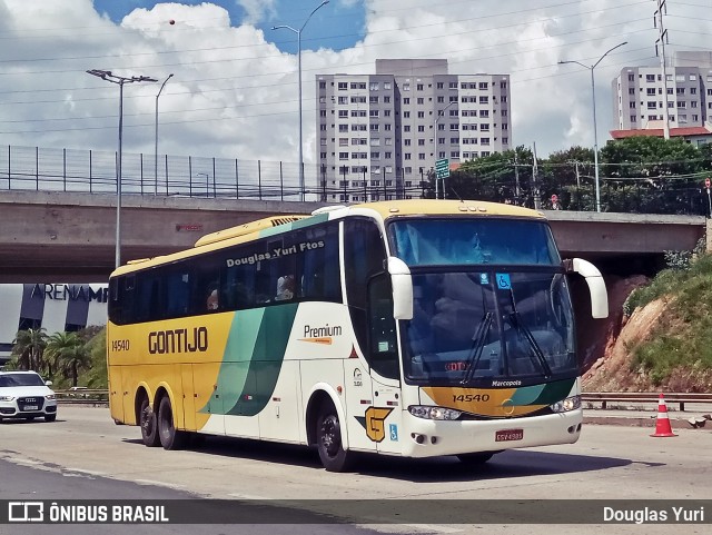 Empresa Gontijo de Transportes 14540 na cidade de Contagem, Minas Gerais, Brasil, por Douglas Yuri. ID da foto: 12060631.
