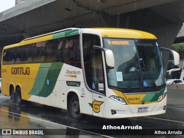 Empresa Gontijo de Transportes 15045 na cidade de Belo Horizonte, Minas Gerais, Brasil, por Athos Arruda. ID da foto: 12060431.