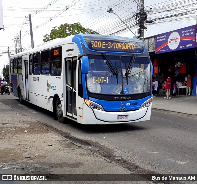 Viação São Pedro 0324018 na cidade de Manaus, Amazonas, Brasil, por Bus de Manaus AM. ID da foto: 12060744.