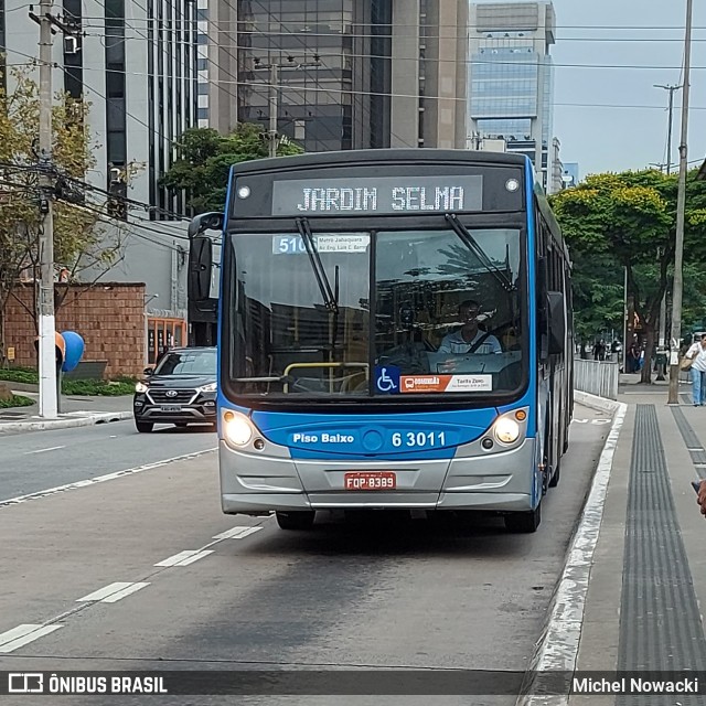 Viação Paratodos > São Jorge > Metropolitana São Paulo > Mobibrasil 6 3011 na cidade de São Paulo, São Paulo, Brasil, por Michel Nowacki. ID da foto: 12059187.