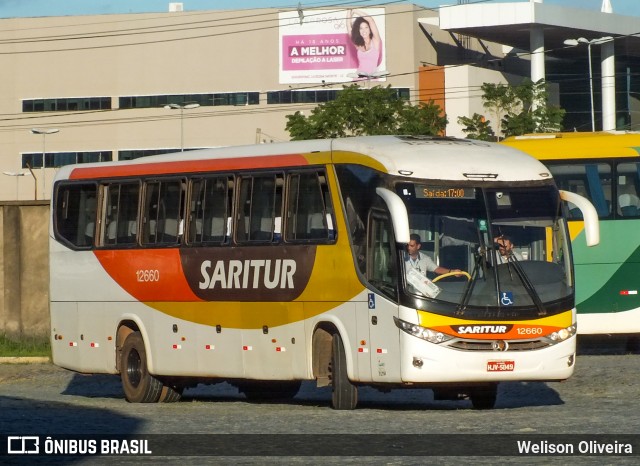 Saritur - Santa Rita Transporte Urbano e Rodoviário 12660 na cidade de Juiz de Fora, Minas Gerais, Brasil, por Welison Oliveira. ID da foto: 12059293.