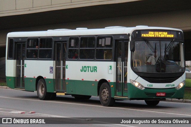 Jotur - Auto Ônibus e Turismo Josefense 1308 na cidade de Florianópolis, Santa Catarina, Brasil, por José Augusto de Souza Oliveira. ID da foto: 12060282.