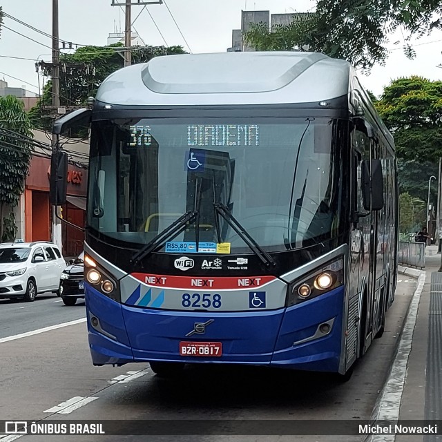 Next Mobilidade - ABC Sistema de Transporte 8258 na cidade de São Paulo, São Paulo, Brasil, por Michel Nowacki. ID da foto: 12059148.