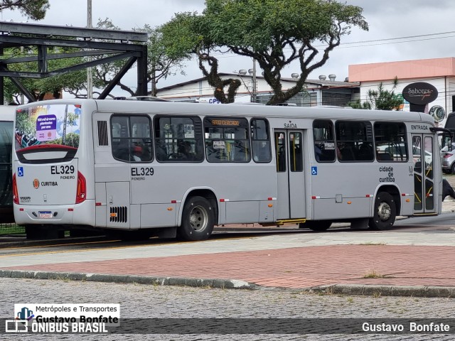 Auto Viação São José dos Pinhais EL329 na cidade de Curitiba, Paraná, Brasil, por Gustavo  Bonfate. ID da foto: 12059564.