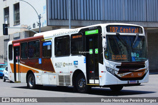 Erig Transportes > Gire Transportes A63509 na cidade de Rio de Janeiro, Rio de Janeiro, Brasil, por Paulo Henrique Pereira Borges. ID da foto: 12059968.