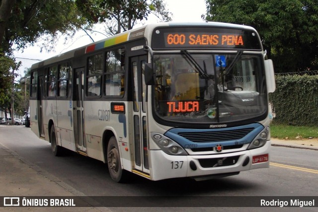 Transportes Litoral Rio C20137 na cidade de Rio de Janeiro, Rio de Janeiro, Brasil, por Rodrigo Miguel. ID da foto: 12059364.