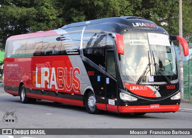 Lirabus 15023 na cidade de São Paulo, São Paulo, Brasil, por Moaccir  Francisco Barboza. ID da foto: 12059073.