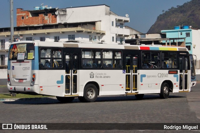 Transportes Litoral Rio C20141 na cidade de Rio de Janeiro, Rio de Janeiro, Brasil, por Rodrigo Miguel. ID da foto: 12059379.