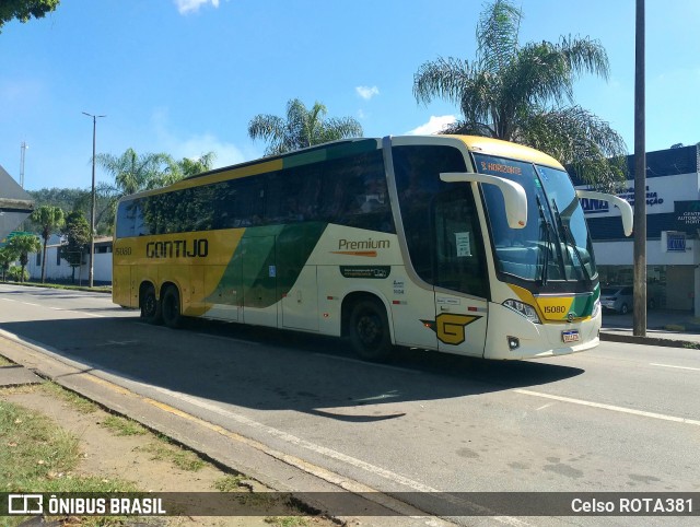 Empresa Gontijo de Transportes 15080 na cidade de Ipatinga, Minas Gerais, Brasil, por Celso ROTA381. ID da foto: 12060852.