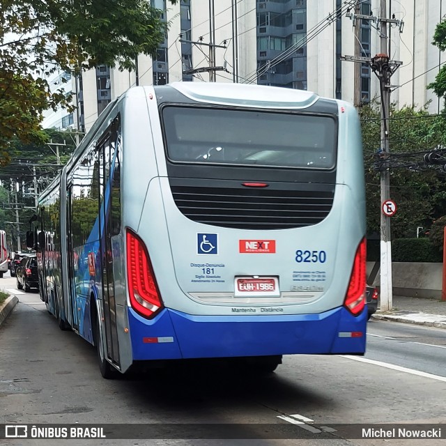 Next Mobilidade - ABC Sistema de Transporte 8250 na cidade de São Paulo, São Paulo, Brasil, por Michel Nowacki. ID da foto: 12059101.