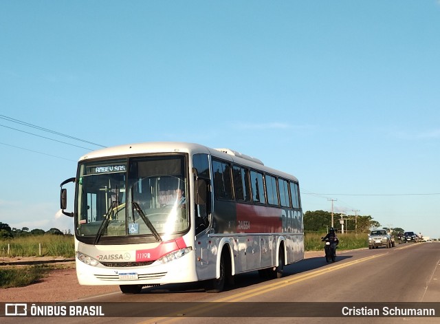 Viação Raíssa 1119 na cidade de Alta Floresta, Mato Grosso, Brasil, por Cristian Schumann. ID da foto: 12060033.