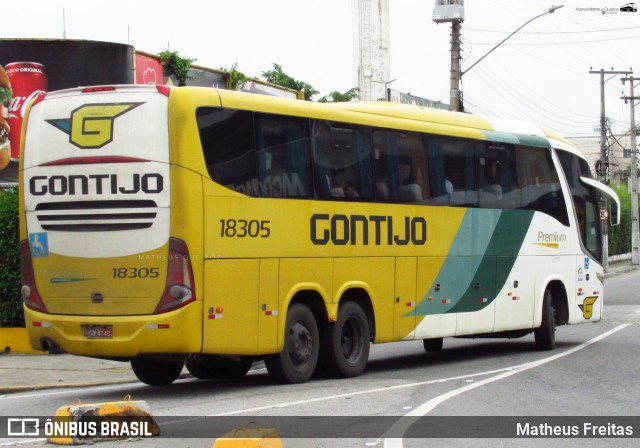 Empresa Gontijo de Transportes 18305 na cidade de Resende, Rio de Janeiro, Brasil, por Matheus Freitas. ID da foto: 12060400.