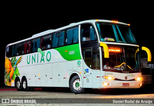 Empresa União de Transportes 4180 na cidade de Quatro Barras, Paraná, Brasil, por Daniel Budal de Araújo. ID da foto: 12059985.