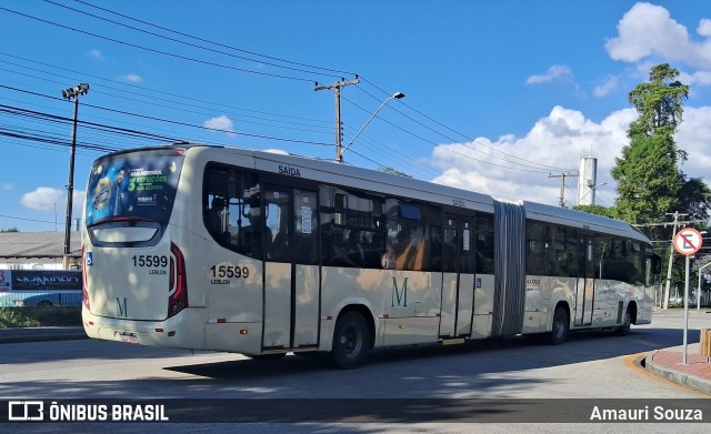 Leblon Transporte de Passageiros 15599 na cidade de Curitiba, Paraná, Brasil, por Amauri Souza. ID da foto: 12058379.