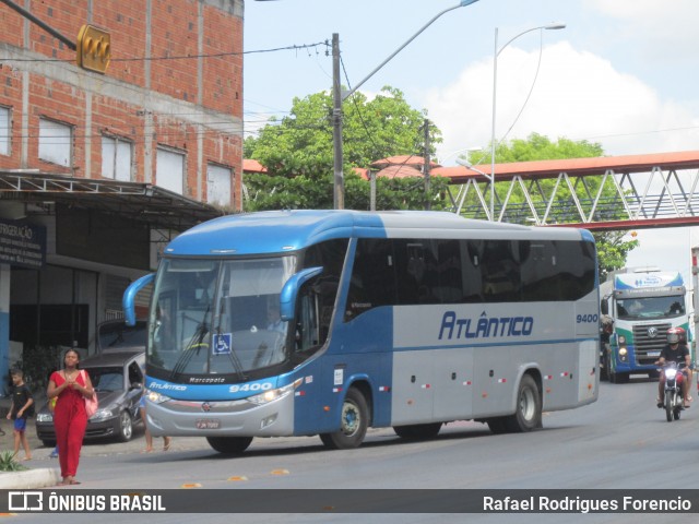 ATT - Atlântico Transportes e Turismo 9400 na cidade de Candeias, Bahia, Brasil, por Rafael Rodrigues Forencio. ID da foto: 12060869.