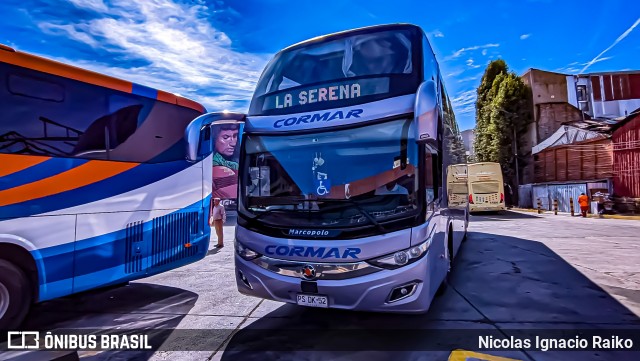 Cormar Bus 129 na cidade de Valparaíso, Valparaíso, Valparaíso, Chile, por Nicolas Ignacio Raiko. ID da foto: 12058852.