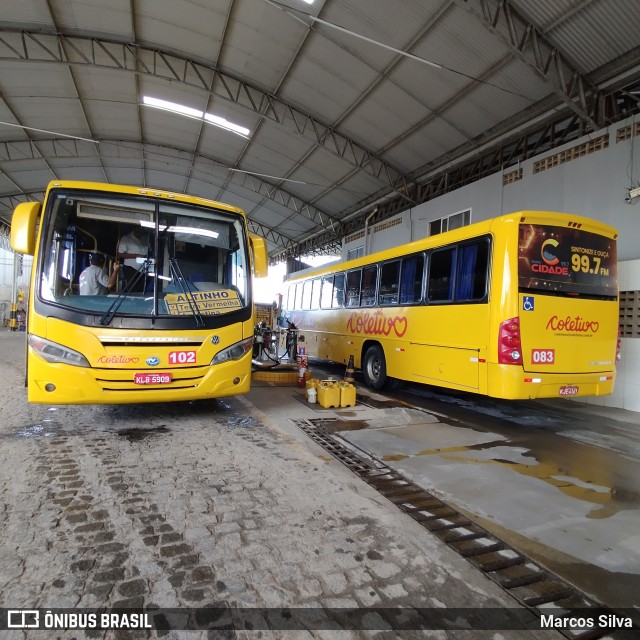Coletivo Transportes 102 na cidade de Caruaru, Pernambuco, Brasil, por Marcos Silva. ID da foto: 12058371.