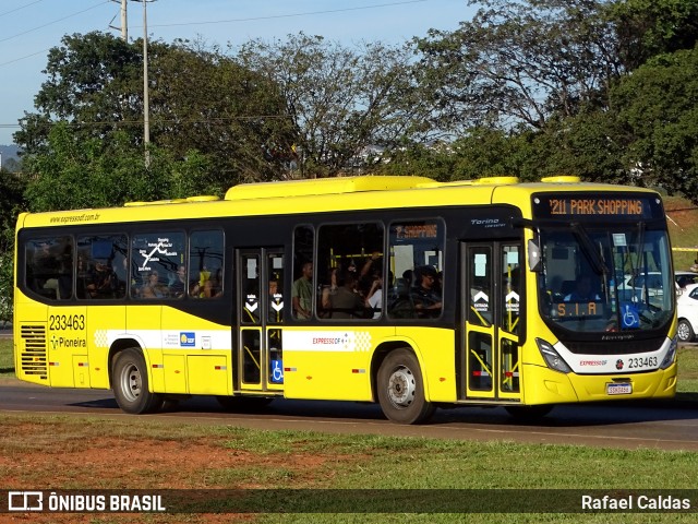 Viação Pioneira 233463 na cidade de Brasília, Distrito Federal, Brasil, por Rafael Caldas. ID da foto: 12059368.