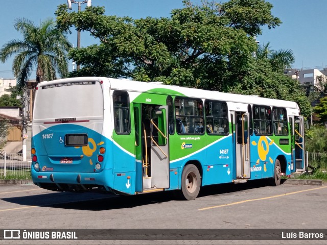 Serramar Transporte Coletivo 14167 na cidade de Serra, Espírito Santo, Brasil, por Luís Barros. ID da foto: 12060407.