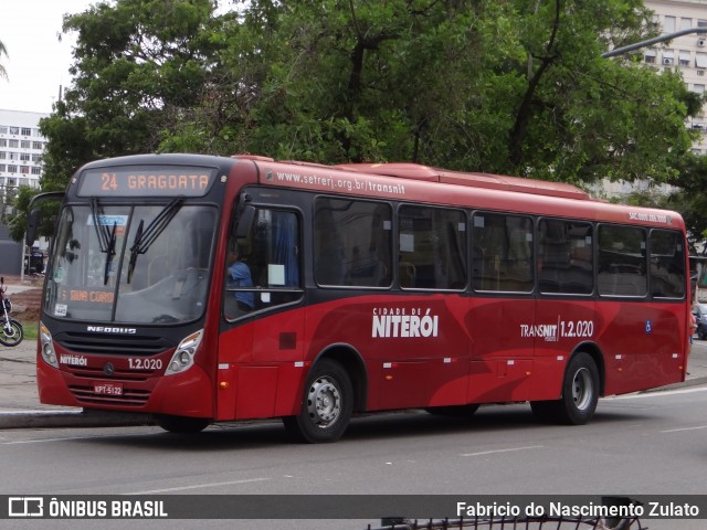 Transportes Peixoto 1.2.020 na cidade de Niterói, Rio de Janeiro, Brasil, por Fabricio do Nascimento Zulato. ID da foto: 12060632.