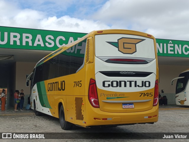 Empresa Gontijo de Transportes 7145 na cidade de Eunápolis, Bahia, Brasil, por Juan Victor. ID da foto: 12060020.