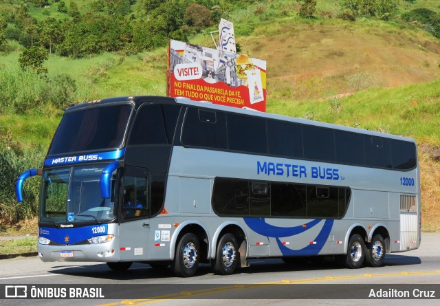 Master Buss Tur 12000 na cidade de Aparecida, São Paulo, Brasil, por Adailton Cruz. ID da foto: 12058968.