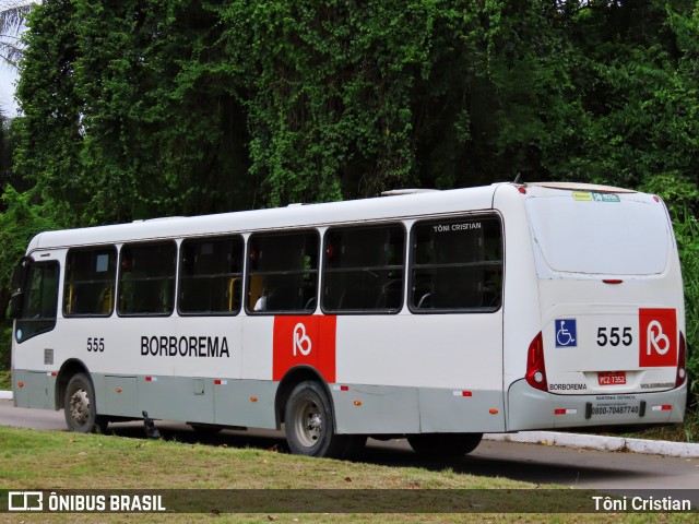 Borborema Imperial Transportes 555 na cidade de Recife, Pernambuco, Brasil, por Tôni Cristian. ID da foto: 12060497.
