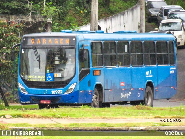 São Dimas Transportes 10922 na cidade de Belo Horizonte, Minas Gerais, Brasil, por ODC Bus. ID da foto: 12059736.