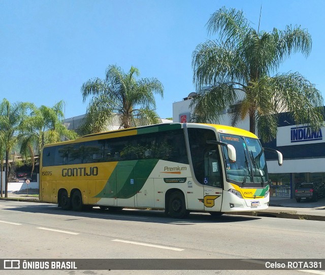 Empresa Gontijo de Transportes 15075 na cidade de Ipatinga, Minas Gerais, Brasil, por Celso ROTA381. ID da foto: 12058667.