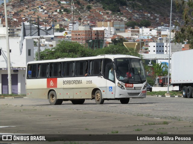 Borborema Imperial Transportes 2135 na cidade de Caruaru, Pernambuco, Brasil, por Lenilson da Silva Pessoa. ID da foto: 12060217.