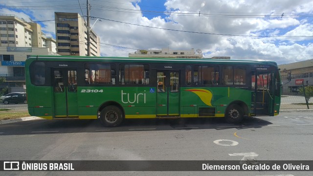 Turi Transportes - Sete Lagoas 23104 na cidade de Sete Lagoas, Minas Gerais, Brasil, por Diemerson Geraldo de Oliveira. ID da foto: 12060737.