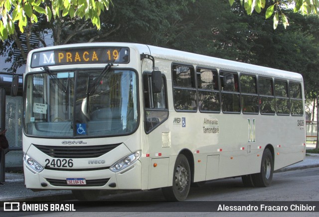 Viação Antonina 24026 na cidade de Curitiba, Paraná, Brasil, por Alessandro Fracaro Chibior. ID da foto: 12058927.