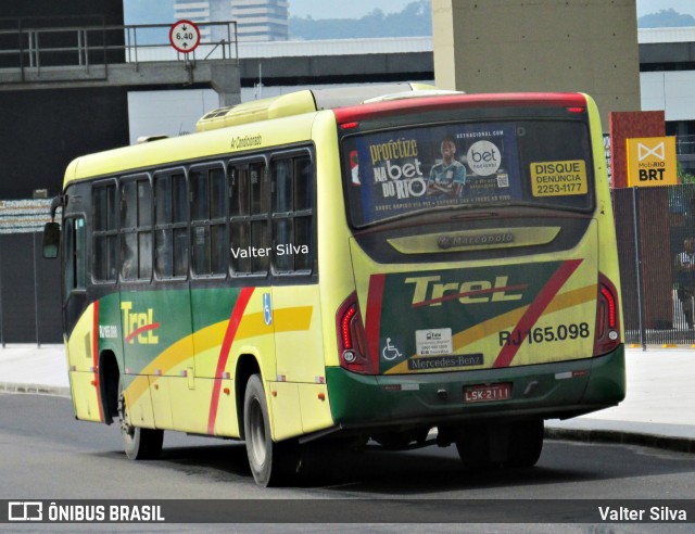 TREL - Transturismo Rei RJ 165.098 na cidade de Rio de Janeiro, Rio de Janeiro, Brasil, por Valter Silva. ID da foto: 12059130.