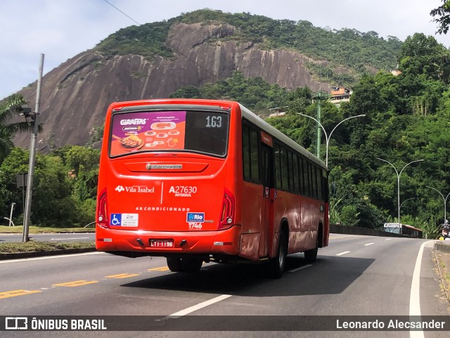 Transportes Vila Isabel A27630 na cidade de Rio de Janeiro, Rio de Janeiro, Brasil, por Leonardo Alecsander. ID da foto: 12059417.
