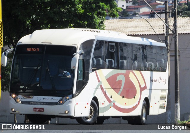 Vera Cruz Transporte e Turismo 2580 na cidade de Araxá, Minas Gerais, Brasil, por Lucas Borges . ID da foto: 12059993.