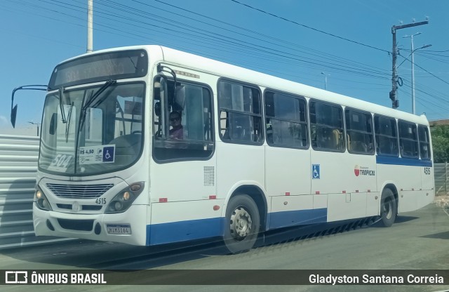 Transporte Tropical 4515 na cidade de Aracaju, Sergipe, Brasil, por Gladyston Santana Correia. ID da foto: 12058462.