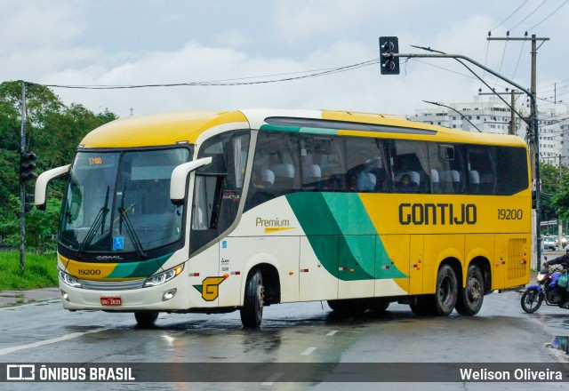 Empresa Gontijo de Transportes 19200 na cidade de Juiz de Fora, Minas Gerais, Brasil, por Welison Oliveira. ID da foto: 12059314.