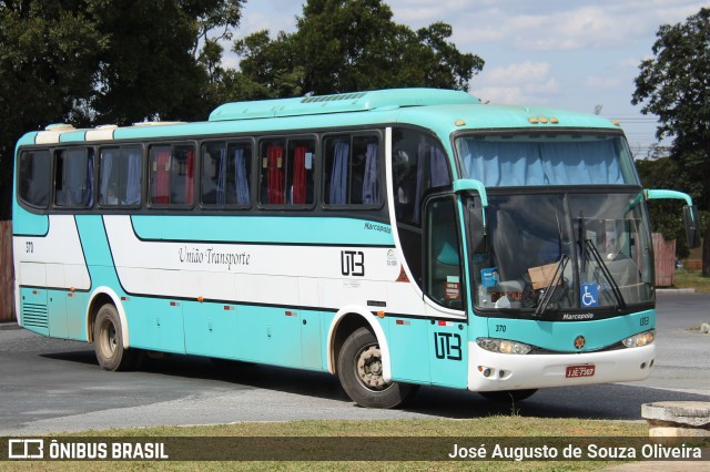 UTB - União Transporte Brasília 370 na cidade de Brasília, Distrito Federal, Brasil, por José Augusto de Souza Oliveira. ID da foto: 12060375.